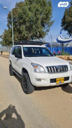טויוטה לנד קרוזר ארוך 4X4 STD אוט' דיזל 5 מק' 3.0 (166 כ"ס) דיזל 2008 למכירה ברמת השרון