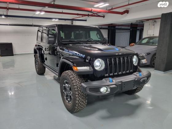 ג'יפ / Jeep רנגלר ארוך 4X4 Unlim Rubicon 4XE אוט' הייב' 2.0 (375 כ''ס) היברידי חשמל / בנזין 2023 למכירה בנשר