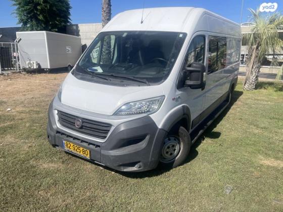 פיאט דוקאטו ארוך גבוה סגור ידני דיזל 3 מק' 2.3 (130 כ"ס) דיזל 2017 למכירה בתל אביב יפו