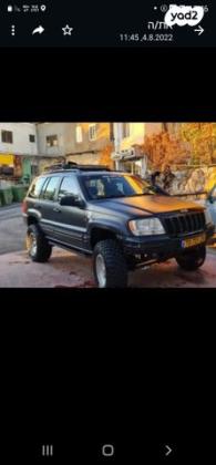 ג'יפ / Jeep גרנד צ'ירוקי (עד 2004) 4X4 Limited אוט' 4.7 (221 כ''ס) בנזין 2000 למכירה בעין אל אסד