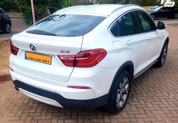 ב.מ.וו X4 4X4 XDRIVE20I Sport אוט' 2.0 (184 כ''ס) בנזין 2018 למכירה בראשון לציון
