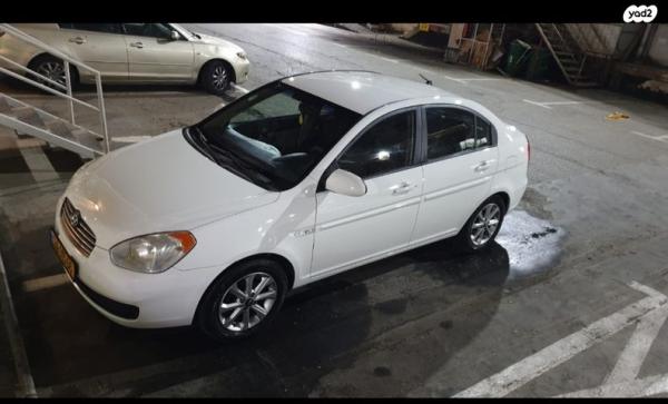 יונדאי אקסנט (עד 2012) GL אוט' 1.4 (97 כ''ס) בנזין 2008 למכירה בתל אביב יפו