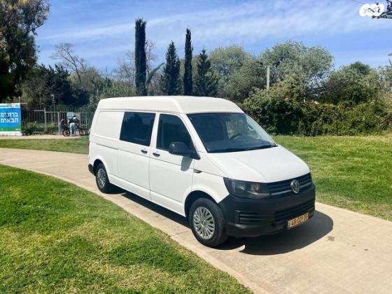 פולקסווגן טרנספורטר מסחרי/נוסעים Delivery Van ארוך ידני דיזל 2-3 מק' 2.0 (102 כ''ס) דיזל 2016 למכירה בתל אביב יפו