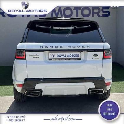 לנד רובר ריינג' רובר ספורט 4X4 HSE Dyn הייבריד אוט' 2.0 (404 כ''ס) ק'-5 היברידי חשמל / בנזין 2019 למכירה בקרית שמונה