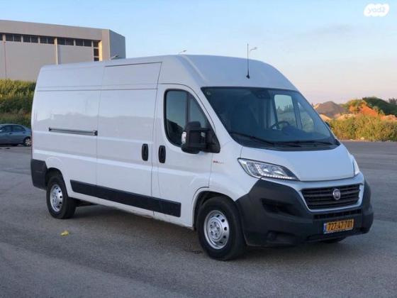 פיאט דוקאטו ארוך יורו 6 גבוה סגור ידני דיזל 3 מק' 2.3 (150 כ"ס) דיזל 2019 למכירה באבן יהודה