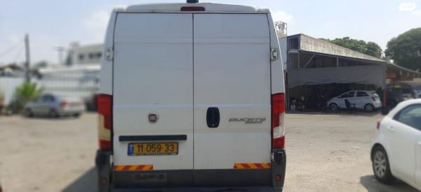 פיאט דוקאטו ארוך גבוה סגור ידני דיזל 3 מק' 2.3 (130 כ"ס) דיזל 2015 למכירה בפתח תקווה