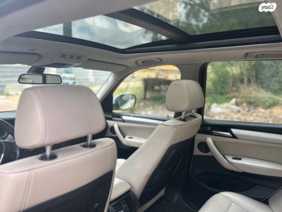 ב.מ.וו X3 4X4 XDRIVE28I אוט' 3.0 (258 כ''ס) בנזין 2012 למכירה בכפר יונה