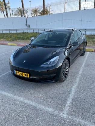 טסלה מודל 3 4X4 AWD Performance אוט' חשמלי (513 כ''ס) C חשמלי 2022 למכירה ברמת גן