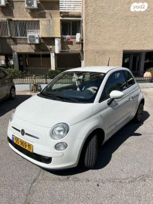 פיאט 500 Pop אוט' 1.2 (69 כ"ס) [2009-2014] בנזין 2013 למכירה בחולון
