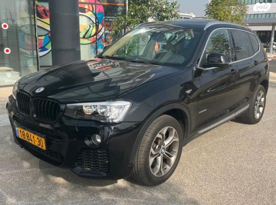 ב.מ.וו X3 4X4 XDRIVE20I X-Line אוט' 2.0 (184 כ''ס) בנזין 2016 למכירה בקרית אונו