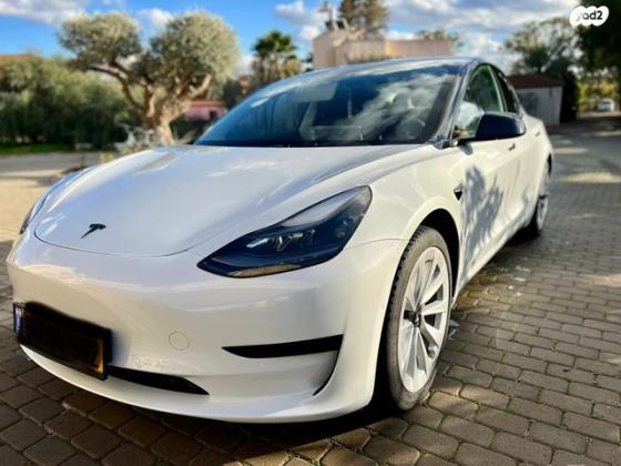 טסלה מודל 3 RWD S.Range Plus אוט' חשמלי (325 כ''ס) A חשמלי 2021 למכירה בתל מונד
