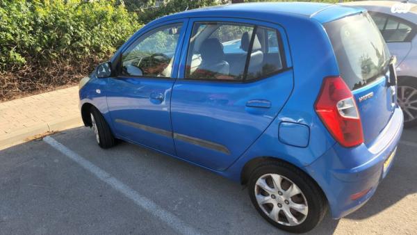 יונדאי i10 Inspire ידני 1.1 (69 כ''ס) בנזין 2011 למכירה בנחל עוז