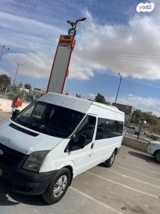 פורד טרנזיט 350S קומבי ידני דיזל גג מוגבה 2.4 (115 כ''ס) דיזל 2008 למכירה בבאר שבע