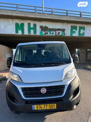פיאט דוקאטו ארוך תא כפול+ארגז ידני דיזל 2.3 (150 כ"ס) דיזל 2019 למכירה בחיפה