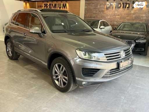 פולקסווגן טוארג 4X4 Luxury אוט' דיזל 3.0 (262 כ"ס) דיזל 2016 למכירה בחצור הגלילית