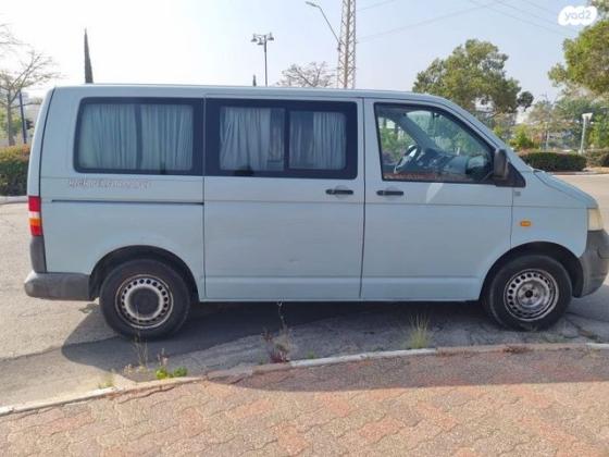 פולקסווגן טרנספורטר מסחרי/נוסעים קצר אוט' דיזל 3 מק' 3 דל' 2.5 (130 כ''ס) דיזל 2008 למכירה ביבנה