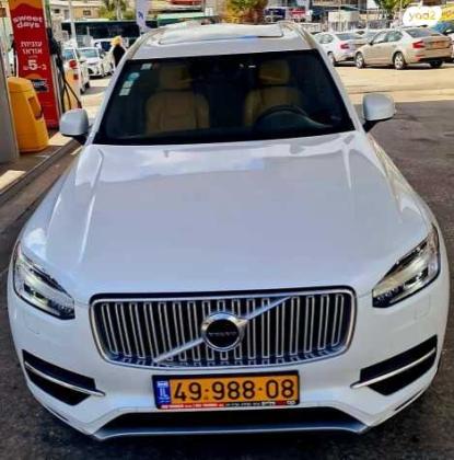 וולוו XC90 4X4 T8 Inscription היבריד אוט' 7 מק' 2.0 (407 כ"ס) היברידי חשמל / בנזין 2017 למכירה בירושלים