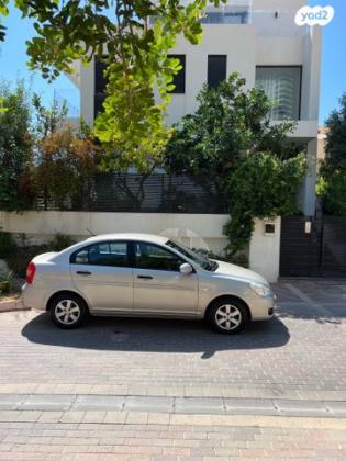 יונדאי אקסנט (עד 2012) GL אוט' 1.4 (97 כ''ס) בנזין 2010 למכירה בנתניה