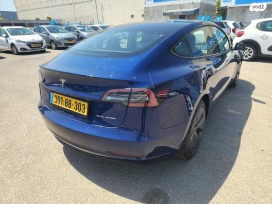 טסלה מודל 3 4X4 Long Range אוט' חשמלי (498 כ''ס) D חשמלי 2022 למכירה בראשון לציון