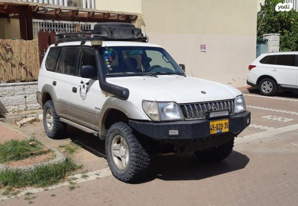 טויוטה לנד קרוזר פרדו ארוך 4X4 STD אוט' דיזל 8 מק' 3.0 (163 כ''ס) דיזל 2001 למכירה במודיעין מכבים רעות