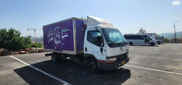 מיצובישי קאנטר חד קבינה ידני דיזל 3.0 (125 כ''ס) 3.5 טון דיזל 2002 למכירה בקרני שומרון