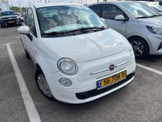 פיאט 500 Pop Plus ידני 1.2 (69 כ''ס) בנזין 2013 למכירה בנתניה