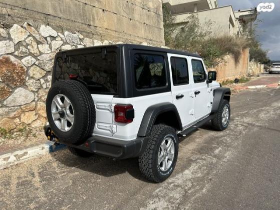 ג'יפ / Jeep רנגלר ארוך 4X4 Sport S אוט' 3.6 (285 כ''ס) בנזין 2023 למכירה ביחיעם
