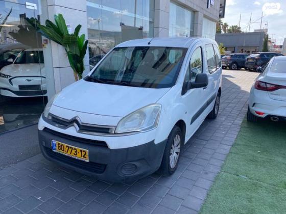 סיטרואן ברלינגו דור 2 (2008-2019) Comfort ידני דיזל 4 דל' 1.6 (75 כ"ס) דיזל 2013 למכירה בחדרה