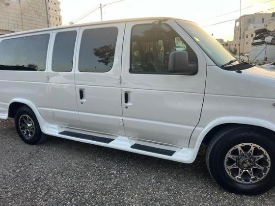 פורד אקונוליין ארוך וואן נוסעים אוט' דיזל 7.3 (215 כ''ס) דיזל 2003 למכירה בירושלים