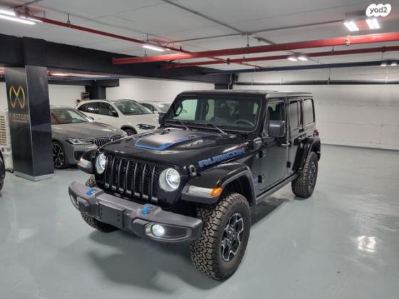 ג'יפ / Jeep רנגלר ארוך 4X4 Unlim Rubicon 4XE אוט' הייב' 2.0 (375 כ''ס) היברידי חשמל / בנזין 2023 למכירה בנשר