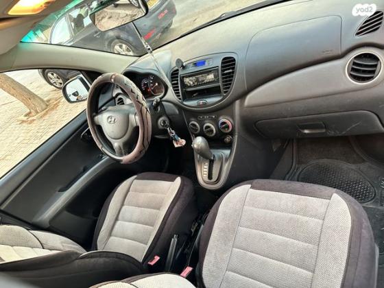 יונדאי i10 Inspire אוט' 1.1 (69 כ"ס) בנזין 2012 למכירה בבאר שבע