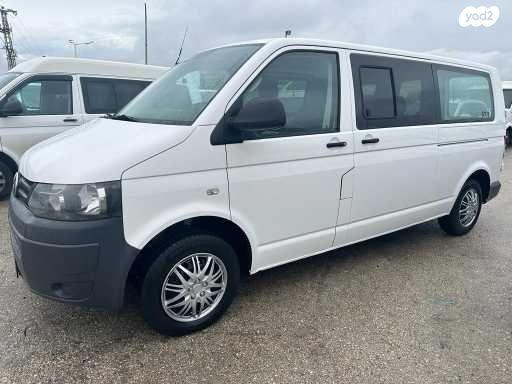 פולקסווגן טרנספורטר מסחרי/נוסעים Delivery Van ארוך אוט' דיזל 4 דל' 2.0 (140 כ''ס) דיזל 2013 למכירה בנצרת