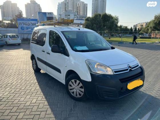 סיטרואן ברלינגו דור 2 (2008-2019) Comfort ידני דיזל 4 דל' 1.6 (75 כ"ס) דיזל 2016 למכירה בתל אביב יפו