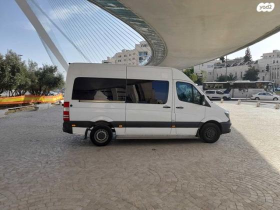 מרצדס ספרינטר מסחרי 319 ארוך/גבוה אוט' דיזל 2 מק' 5 דל' 3.0 (190 כ"ס) דיזל 2016 למכירה בירושלים