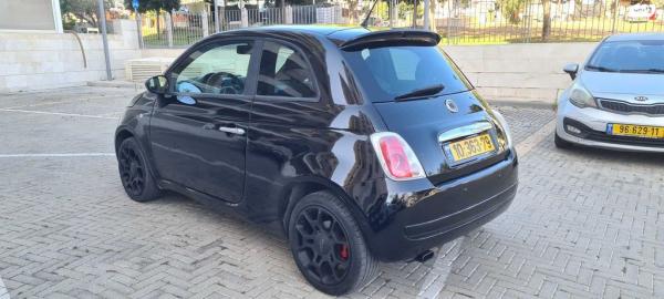 פיאט 500 Black Jack רובוטית 1.4 (100 כ''ס) בנזין 2011 למכירה בתל אביב יפו
