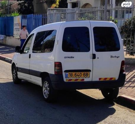 סיטרואן ברלינגו דור 1 (עד 2012) XN ידני דיזל 5 מק' 3 דל' 1.6 (75 כ"ס) [2007-2009] דיזל 2008 למכירה באור יהודה