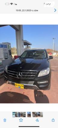 מרצדס ML Class 4X4 ML350 4MATIC Luxury אוט' 3.5 (306 כ''ס) בנזין 2013 למכירה בתל אביב יפו