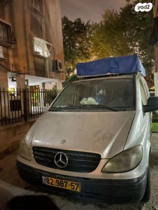 מרצדס ויטו 115 CDI אוט' דיזל 3 מק' 3 דל' 2.1 (150 כ"ס) דיזל 2005 למכירה בחולון