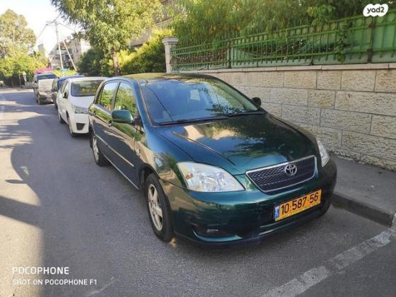 טויוטה קורולה RUN-X GLI אוט' 1.6 (110 כ"ס) בנזין 2003 למכירה בירושלים