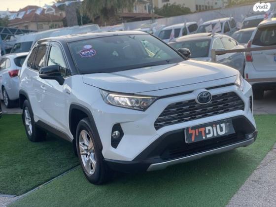 טויוטה RAV4 הייבריד E-xperience הייבריד 5 דל' אוט' 2.5 (178 כ''ס) בנזין 2019 למכירה בנתניה