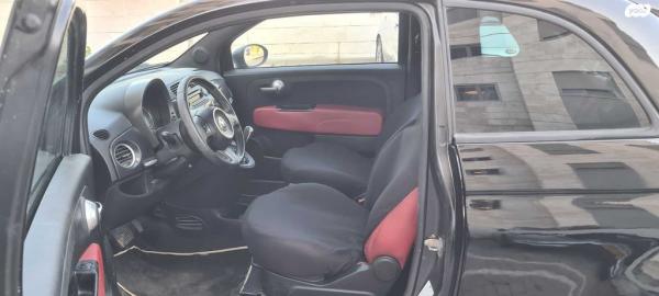 פיאט 500 Black Jack רובוטית 1.4 (100 כ''ס) בנזין 2011 למכירה בתל אביב יפו