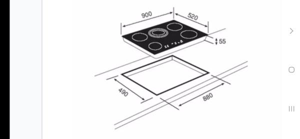 כיריים אינדוקציה 90ס"מ tekaחיבור חשמל