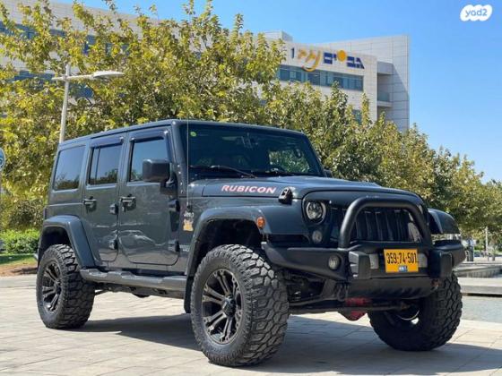 ג'יפ / Jeep רנגלר ארוך 4X4 Rubicon אוט' 3.6 (280 כ''ס) בנזין 2018 למכירה בבאר שבע