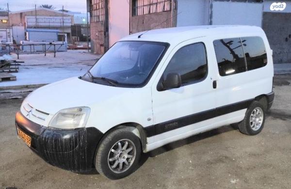 סיטרואן ברלינגו דור 1 (עד 2012) XN ידני דיזל 5 מק' 3 דל' 1.6 (75 כ"ס) [2007-2009] דיזל 2008 למכירה באור יהודה