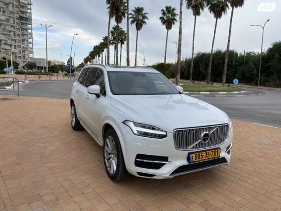 וולוו XC90 4X4 T8 Inscription היבריד אוט' 7 מ' 2.0 (390 כ''ס) היברידי חשמל / בנזין 2018 למכירה בראשון לציון