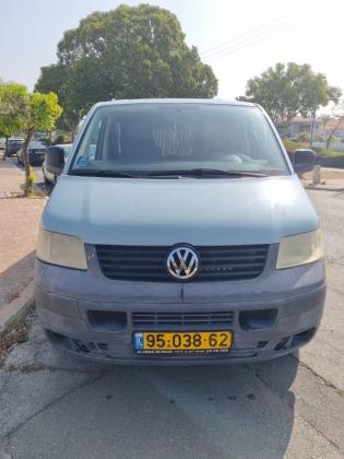 פולקסווגן טרנספורטר מסחרי/נוסעים קצר אוט' דיזל 3 מק' 3 דל' 2.5 (130 כ''ס) דיזל 2008 למכירה ביבנה