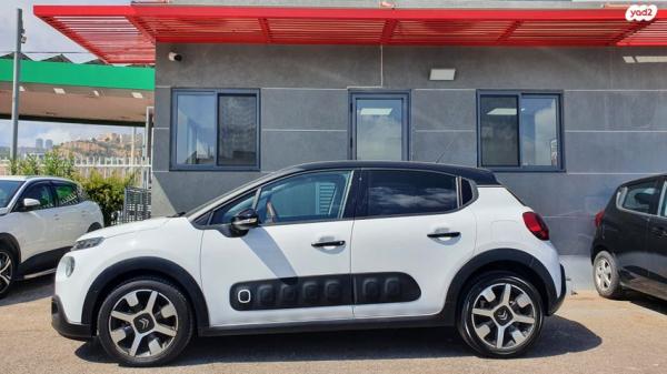 סיטרואן C3 Shine PK אוט' 1.2 (110 כ"ס) בנזין 2020 למכירה בחיפה