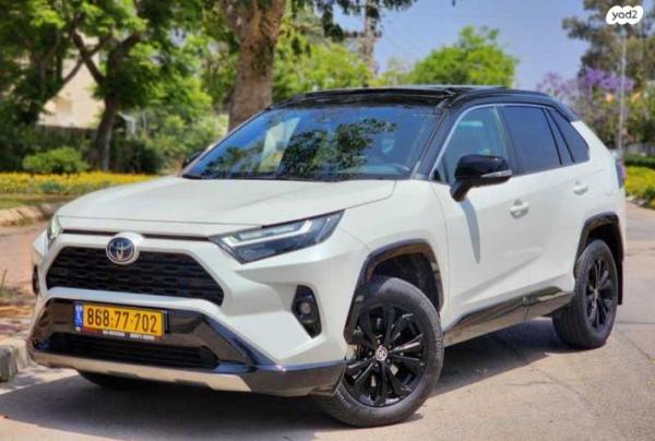 טויוטה RAV4 הייבריד E-motion Sky הייבריד אוט' 2.5 (178 כ''ס) בנזין 2022 למכירה בנתניה