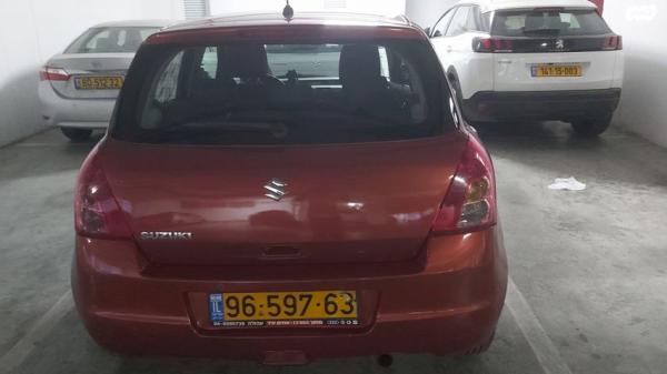 סוזוקי סוויפט GLX אוט' 1.5 (101 כ''ס) בנזין 2008 למכירה בירושלים