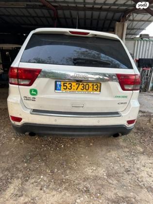 ג'יפ / Jeep גרנד צ'ירוקי 4X4 Overland אוט' דיזל 3.0 (241 כ''ס) דיזל 2012 למכירה בבני עטרות